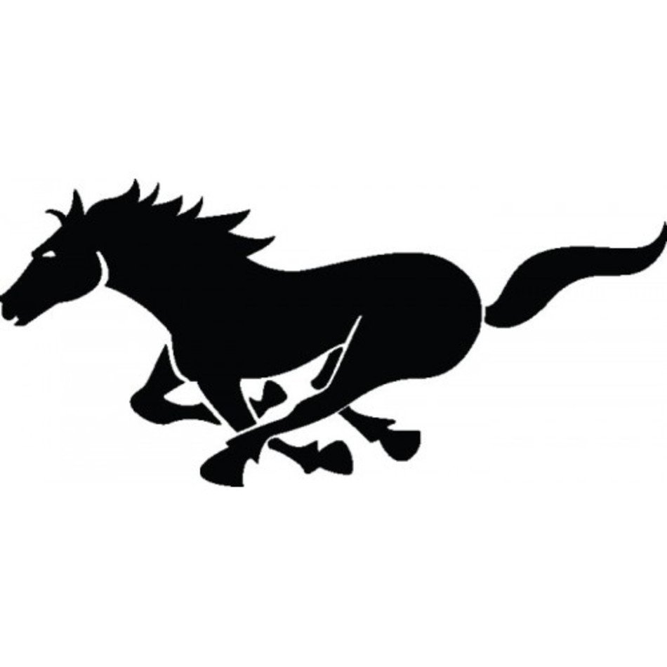 Running Horse Decals