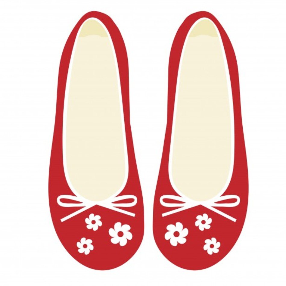 Girls Red Shoes Clip Art N2