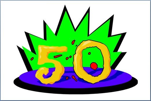 50th as the inscription in the picture