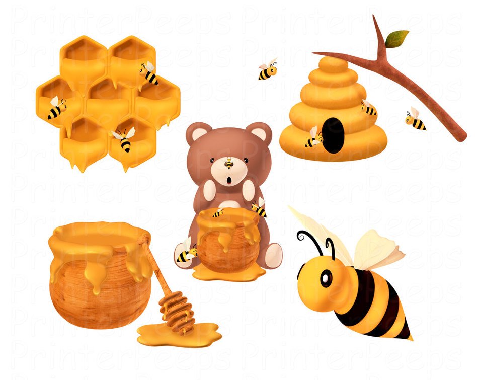 Honey Bee Hive Clip Art N5