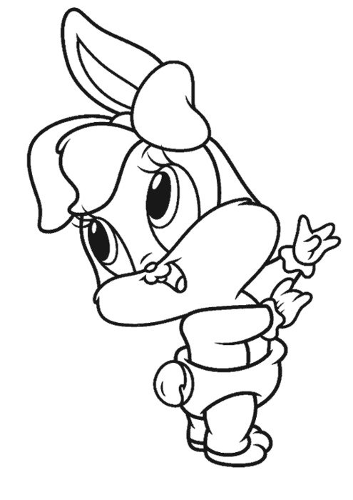 Baby Looney Tunes Coloring Pages N4