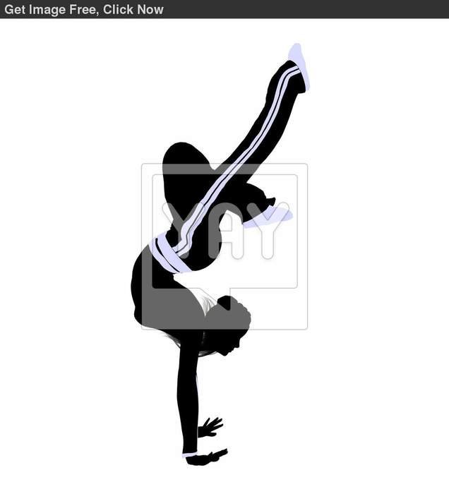 Female Hip Hop Dancer Silhouette N2