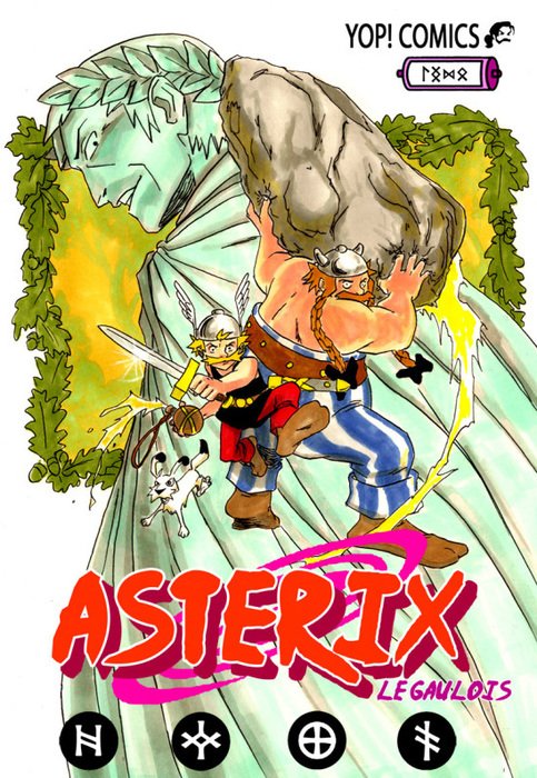 Il D eacutessine Ast eacuterix agrave La Mani egravere De Naruto