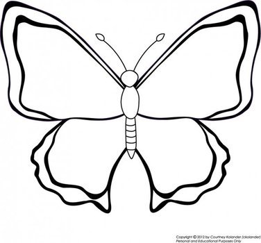 Butterfly Coloring Pages N5