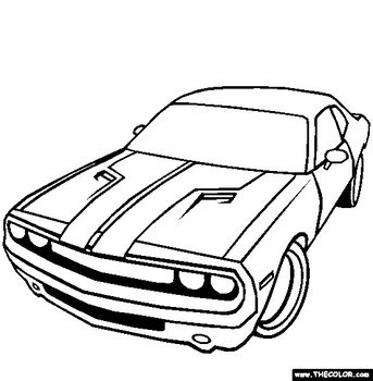 Dodge Cars Coloring Pages