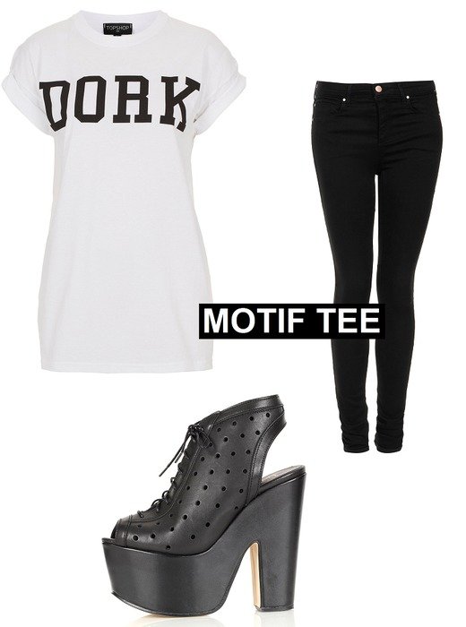 Motif Tee as picture for clipart