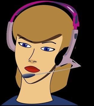 Call Center Agent Clip Art N6
