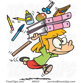 Cartoon School Students N2