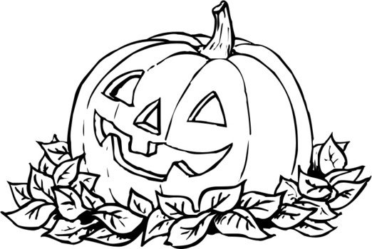 Halloween Pumpkin Coloring Pages N4
