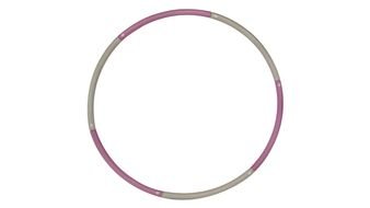 gray-pink drawn hoop