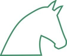 Horses Heads Clips Arts Outlines