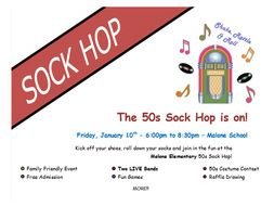 50s Sock Hop Illustration