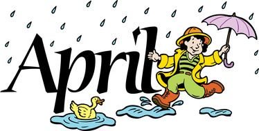 picture of rainy april