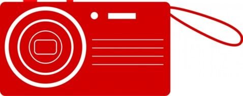 Camera red drawing