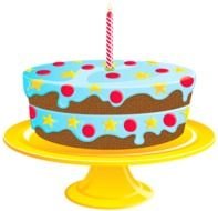Blue Birthday Cake Clip Art Free