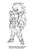 Dragon Ball Z character, Coloring Page
