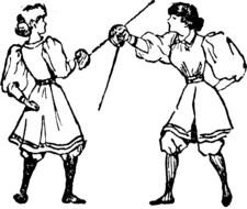 Fencing Clip Art N2