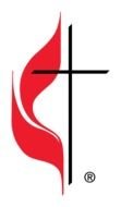 United Methodist Flame And Cross drawing