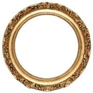 Round Gold Frame drawing