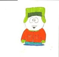 drawing of a funny man on a sheet of paper