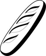 French Bread Clip Art N11