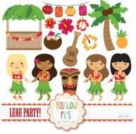 Luau Clip Art N28