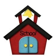 painted school with a golden bell