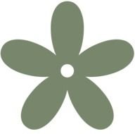 green flower like figure