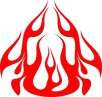 clipart of the Flame Graphic