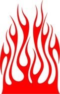 gothic Flame, Clip Art