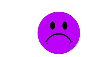 Clip art of Sad Face Smiley