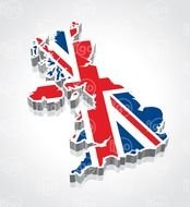 UK Flag Map N2