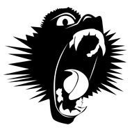 animal's mouth drawing