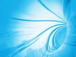 graphic blue waves