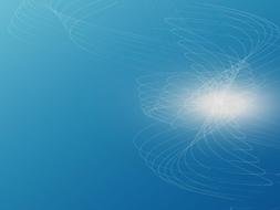 blue background with fractal design