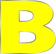 Letter B Clip Art N19