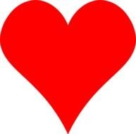 scarlet Heart Shape