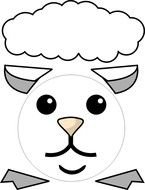 Paper Plate Sheep Pattern Printable