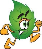 Leaf Cartoon Clip Art N8