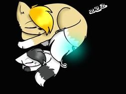 Sleeping Zzz drawing