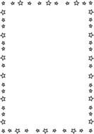 Page star Borders drawing