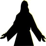 Jesus Silhouette Clip Art N5