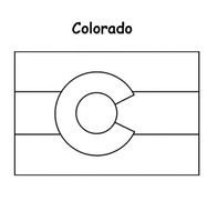 Oklahoma State Flag Coloring Page