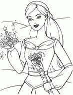 Gambar Mewarnai Princess