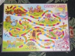 Candy Land Board Game drawing