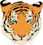 Tiger Cartoon Clip Art N21