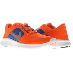orange nike running shoes