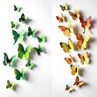 24 Pcs Art Decor Wall Stickers Home Kid Room Decals B00L7O825I