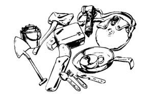 Boy Scout Camping Clip Art N15