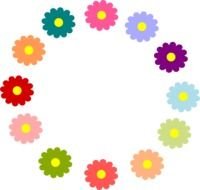 Circle Flower drawing